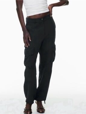 Artizia Wilfred Artizia Black Project Cargo Pants Size 4